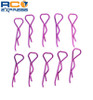 X Spede Purple HD Triangle Bent Body Clips AC03TR07