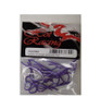 X Spede Purple bent Body Clips 43mm long 1.5mm wire (10) AC03TR07