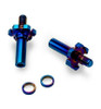 JConcepts Adjustable RC10B7 - RC10B7D titanium front axle 2pc - burnt  JCO2827-1