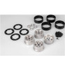JConcepts Jammer 2.2 Crawler Wheel Natural W/ Black Beadlock 4pc JCO3422