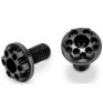 JConcepts Titanium Finnisher 3x6mm Motor Screws Black 2pc Fits 1/10th JCO2549-2