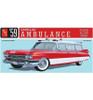AMT 1/25 1959 Cadillac Ambulance w/Gurney Plastic Model Kit AMT1395