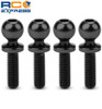 JConcepts Jci 5.5 X 10mm Revolved Titanium Ball-Stud Stealth Black 4pc JCO51342