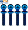 JConcepts Jci 5.5 X 12mm Revolved Titanium Ball-Stud Burnt Blue 4pc Fi JCO51351