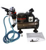 Spaz Stix Dual Action Gravity Feed Airbrush & Air Compressor Combo SZX50000