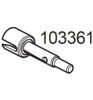 HPI Rear Axle 5x39mm Blitz (2) HPI103361
