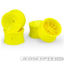 JConcepts Mono RC10 RC10B2 RC10B3 2.2 rear wheel Yellow 4 JCO3404Y