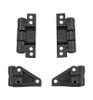 Associated Rc10 Front and Rear Arm Mounts, Black ASC6401