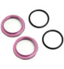 Tekno RC Shock Adjustment Nuts (short aluminum PINK ano 2 pieces) TKR6013BN