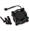 Cayote Crest X/X Evo Aluminum 25x25x10mm Esc Cooling Fan (Black/Aurora CYEAF1005