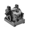 Corally Gearbox Case Set - Swiss Made 7075 T6 - Black - Set COR00180-854