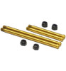 Exotek Rc10 Classic Bolted Hinge Pins 4 , Rear Arms, Steel with Nitride EXO2359