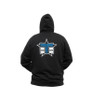 Tekno RC Stripe Zippered Hoodie vertical design black L TKRHOODIE05L