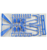 Tamiya F Parts Clodbuster Blue Suspension Parts TAM0005969