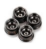 Hot Racing Axial SCX30 4mm offset Black Chrome Brass 12g Wheels SXTY916H01