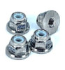 R1Wurks Natural Titanium Finish M3 Flange Locknuts R1W900016-1