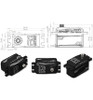 R1Wurks DD4 High Torque/Speed Low-Profile Servo R1W050010