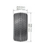 Louise RC 1:10 E-Maglev Tires 4WD/Front Soft White 12mm (2) L-T3174SWKF