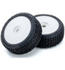 Kyosho Dish Wheel with Tire(White/K-BLOX/2 pieces) KYOIFTH005W