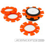 JConcepts Satellite Tire Gluing Rubber Bands - Orange JCO2212-6