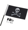 Hot Racing Traxxas TRX4-MT Jolly Roger Flag W/Aluminum Mount TXMT330GM