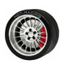 Hot Racing Silver 18 Spoke 6061 Steering Wheel NB4 SW49ET08