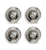 Hot Racing Axial SCX30 Chrome Brass Wheels CL 9.3g (4)  SXTY919H08