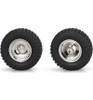 Hot Racing Axial SCX30 Chrome Brass Wheels CL 9.3g (4)  SXTY919H08