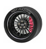 Hot Racing Black 18 Spoke 6061 Steering Wheel NB4 SW49ET01