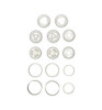 Associated Model 24 Wheel Set White ASC21753