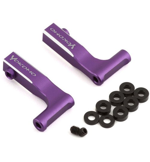 Yokomo Yd-2 Aluminum Front Upper L-Arm Kit (Purple) YOKY2-P08FUIA