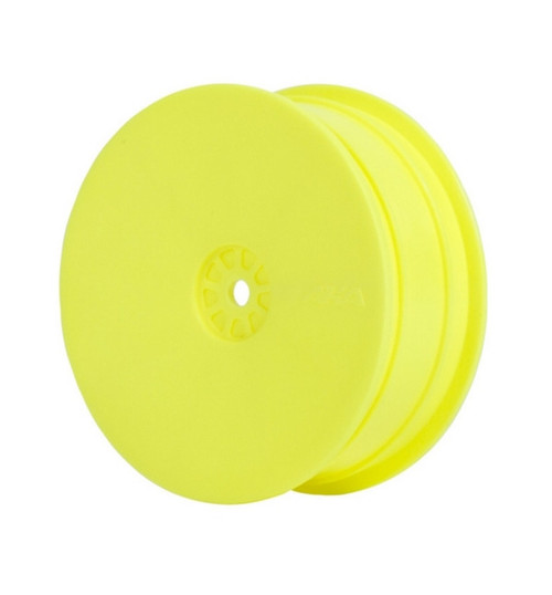 AKA Racing HEXlite 2WD Buggy Front Wheel Yellow: ASC KYO AKA23202Y