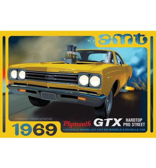 AMT 1/25 1969 Plymouth GTX Hardtop Pro Street AMT1180M