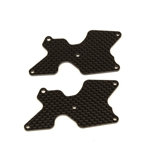 Associated Rc8B4 Ft Rear Suspension Arm Inserts Carbon Fiber 2mm ASC81542