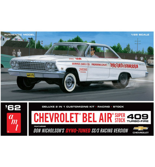 AMT 1962 Chevy Bel Air Super Stock Don Nicholson 1:25 AMT1283