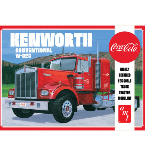 AMT Kenworth 925 Tractor Coca-Cola 1:25 Plastic Model Kit AMT1286