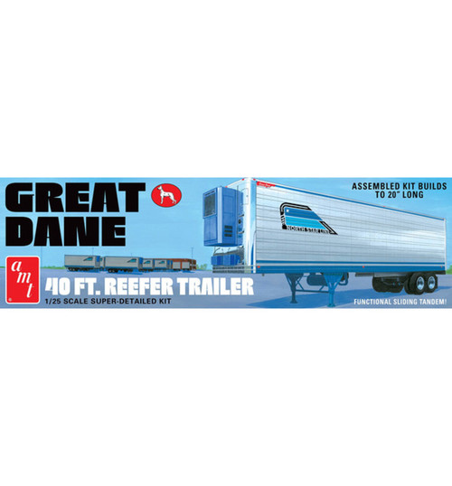 AMT Great Dane 40 Reefer Trailer Coors Plastic Model Kit AMT1249