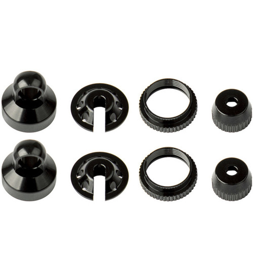 Associated Enduro Shock Parts Black Aluminum ASC42079