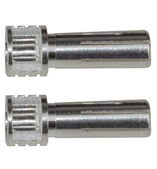 Associated Grip Bullets 5mm X 14mm Connectors Silver 2 ASC27392