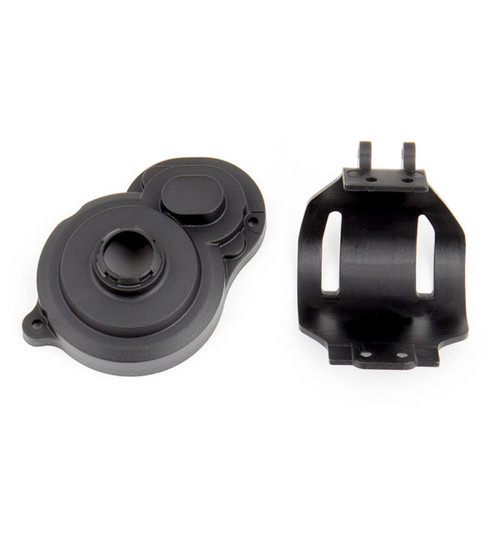 Associated Gear Cover and Motor Guard black ASC91431