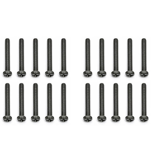 Associated M3x20mm Button Head Phillips Screw (20) ASC25650