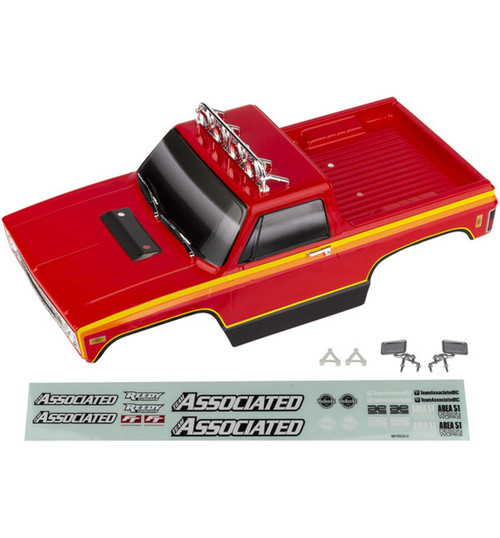 Associated MT12 Red RTR Body Set painted ASC41100