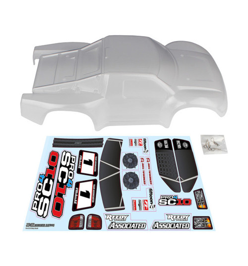 Associated Pro4 SC10 Contender Body Clear ASC25859