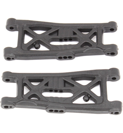 Associated RC10b6 Factory Team Front Suspension Arms Gull Wing Carbon ASC91872