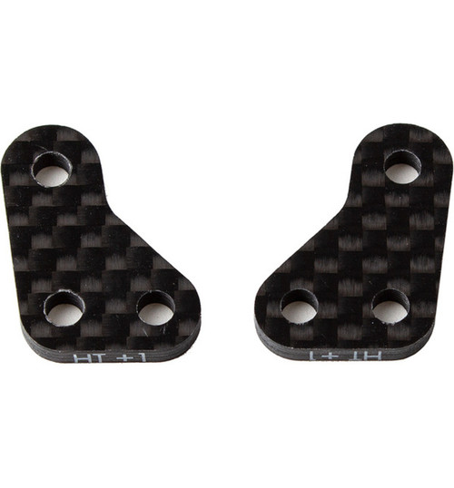 Associated RC10b6.3 Factory Team Carbon Fiber Steering Block Arms Ht +1 ASC91902