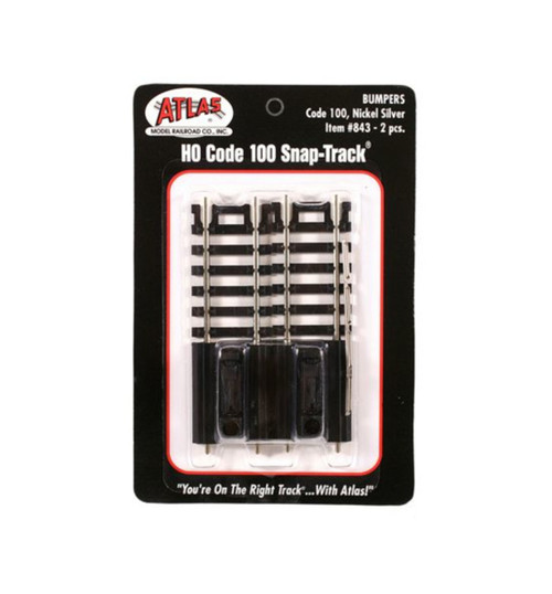 Atlas Trains HO Code 100 Bumpers (2) ATL843