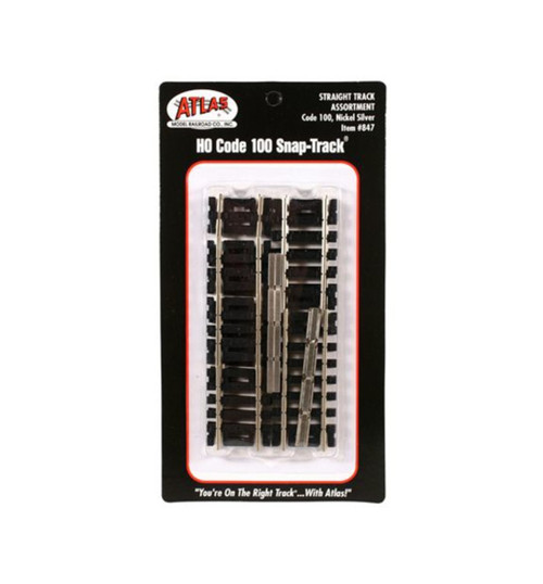 Atlas Trains Straight Track Assortment. ATL847