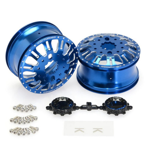 CEN Racing Kg1 Kd004 Duel Front Dually Wheel Blue Anodized 2 pieces CEGCKD0655