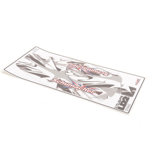 Schumacher Racing Chassis Skin with Holes - LD2 SCHU8307