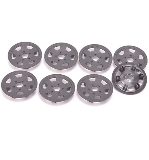 Contact RC Oval/Mini Wheel Disk Protectors Black - 4 pr  schJMLB